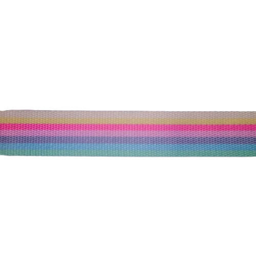 Tassenband / keperband 38 mm multicolor